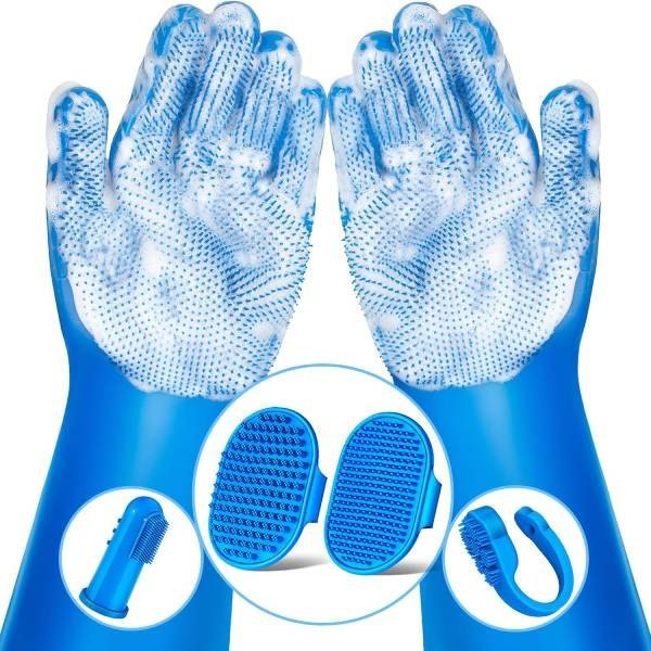 Pet Grooming & Bath Gloves